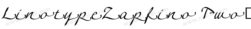 LinotypeZapfino Two字体转换